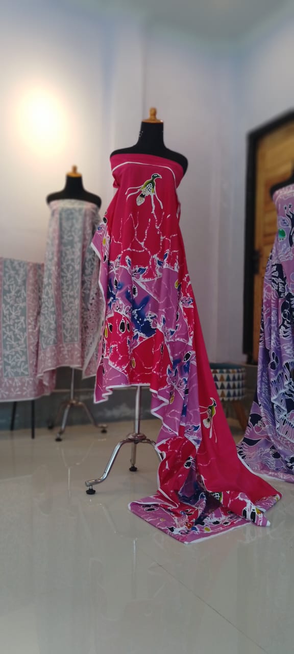 Batik Bacan Pink Ungu